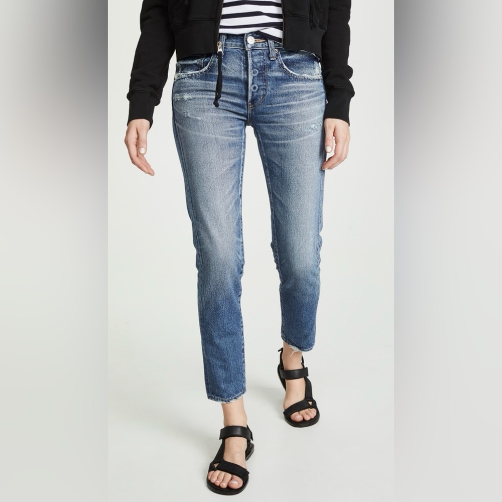 Moussy Vintage Vienna Tapered Jeans, Size 27